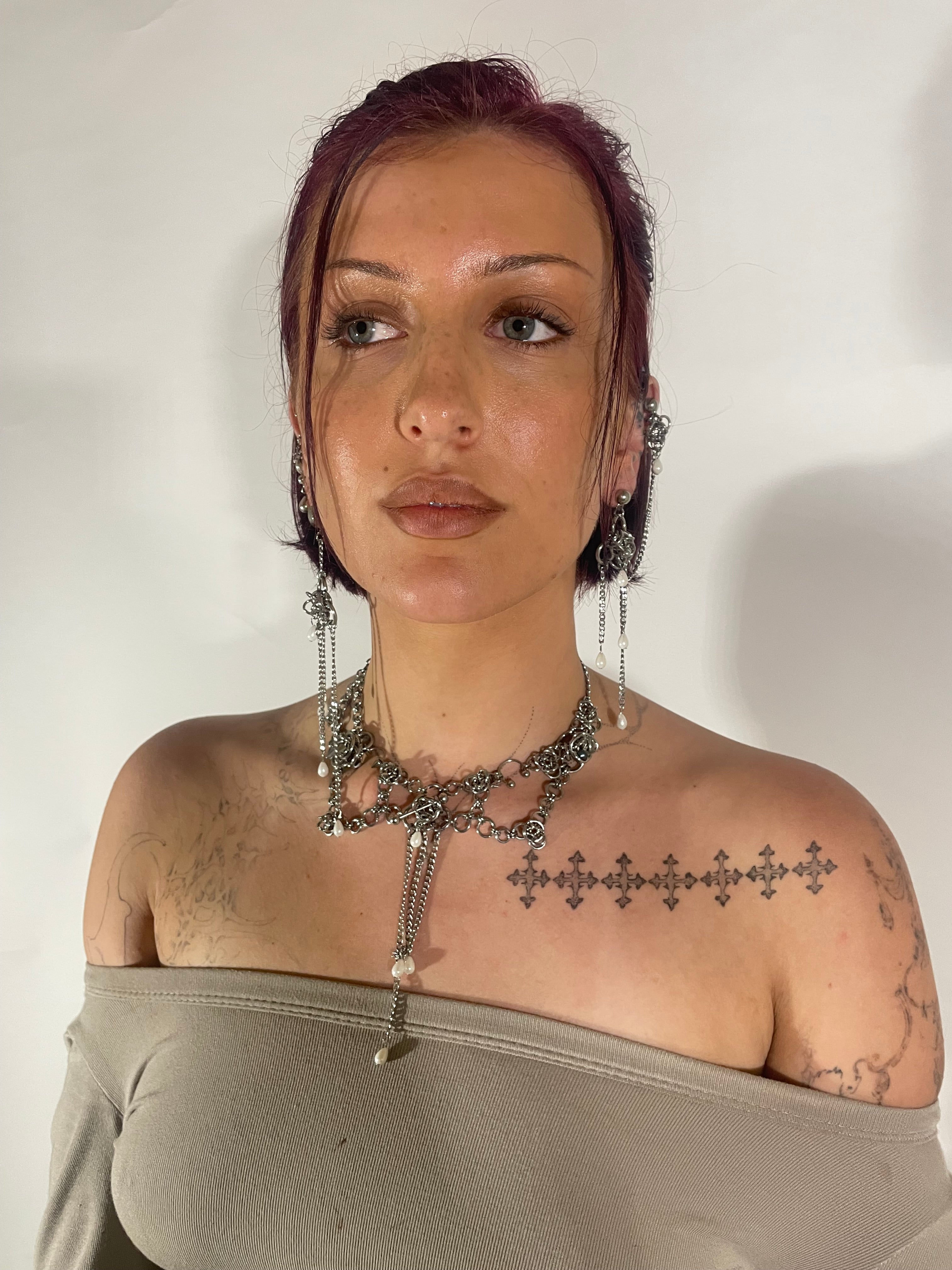 Pearl Drip Rosette Set