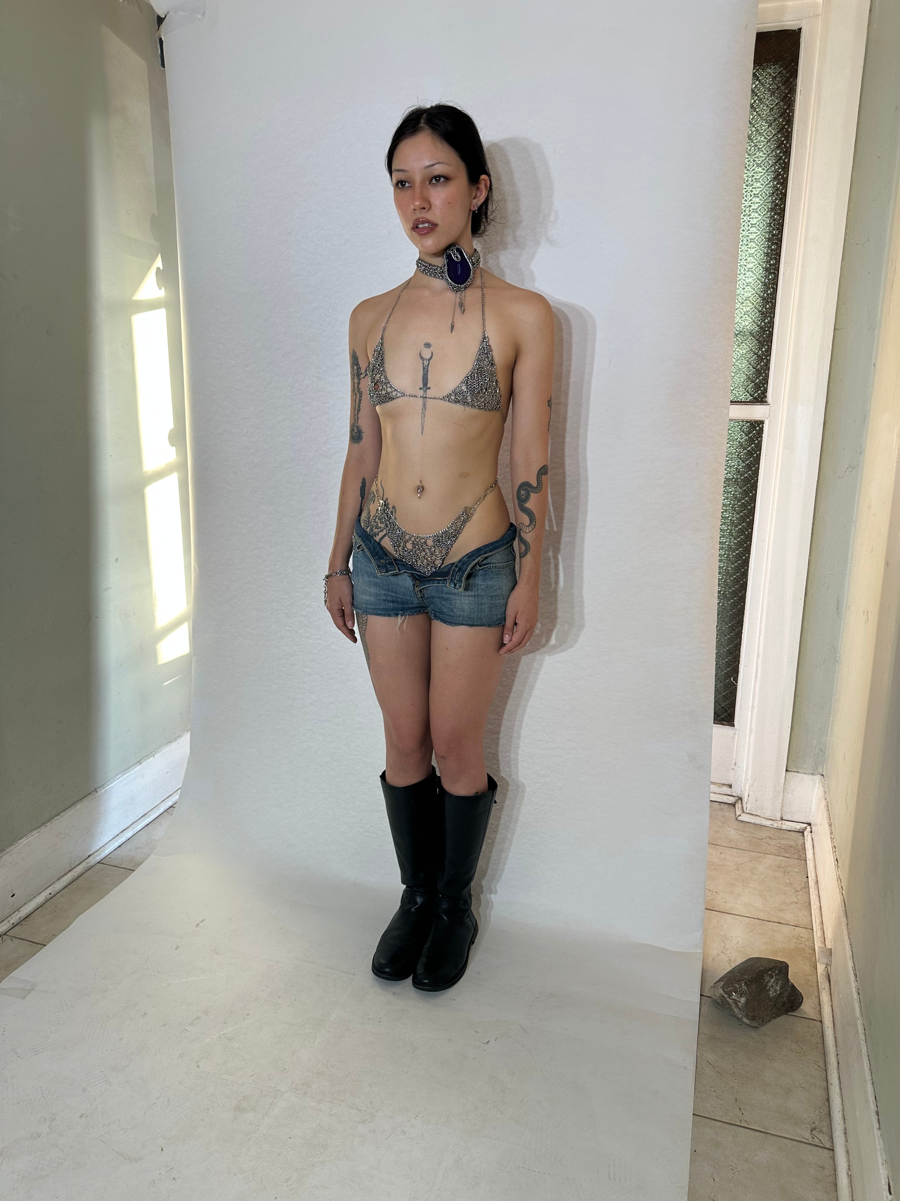 Reptilian Bikini Top