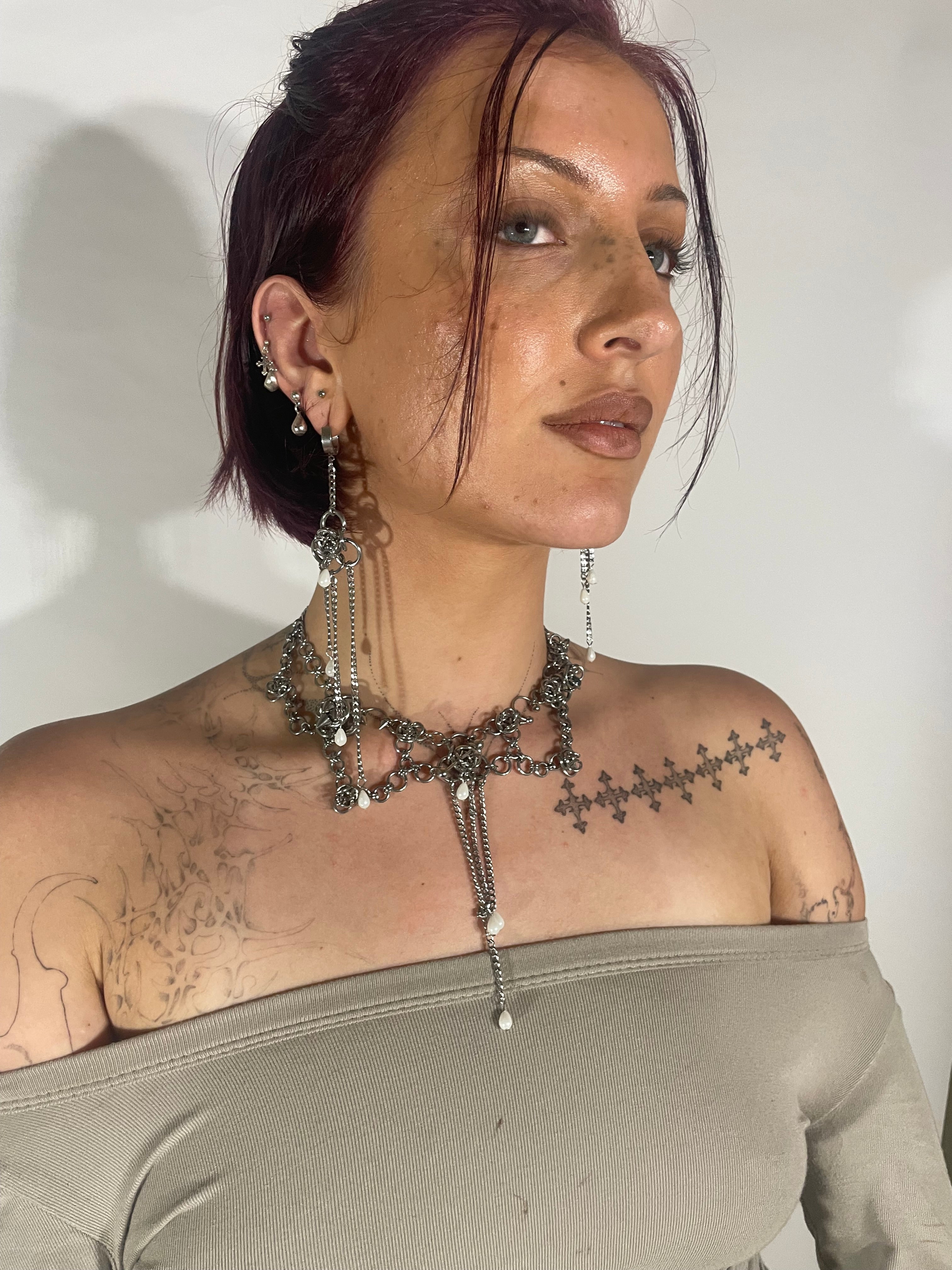 Pearl Drip Rosette Set