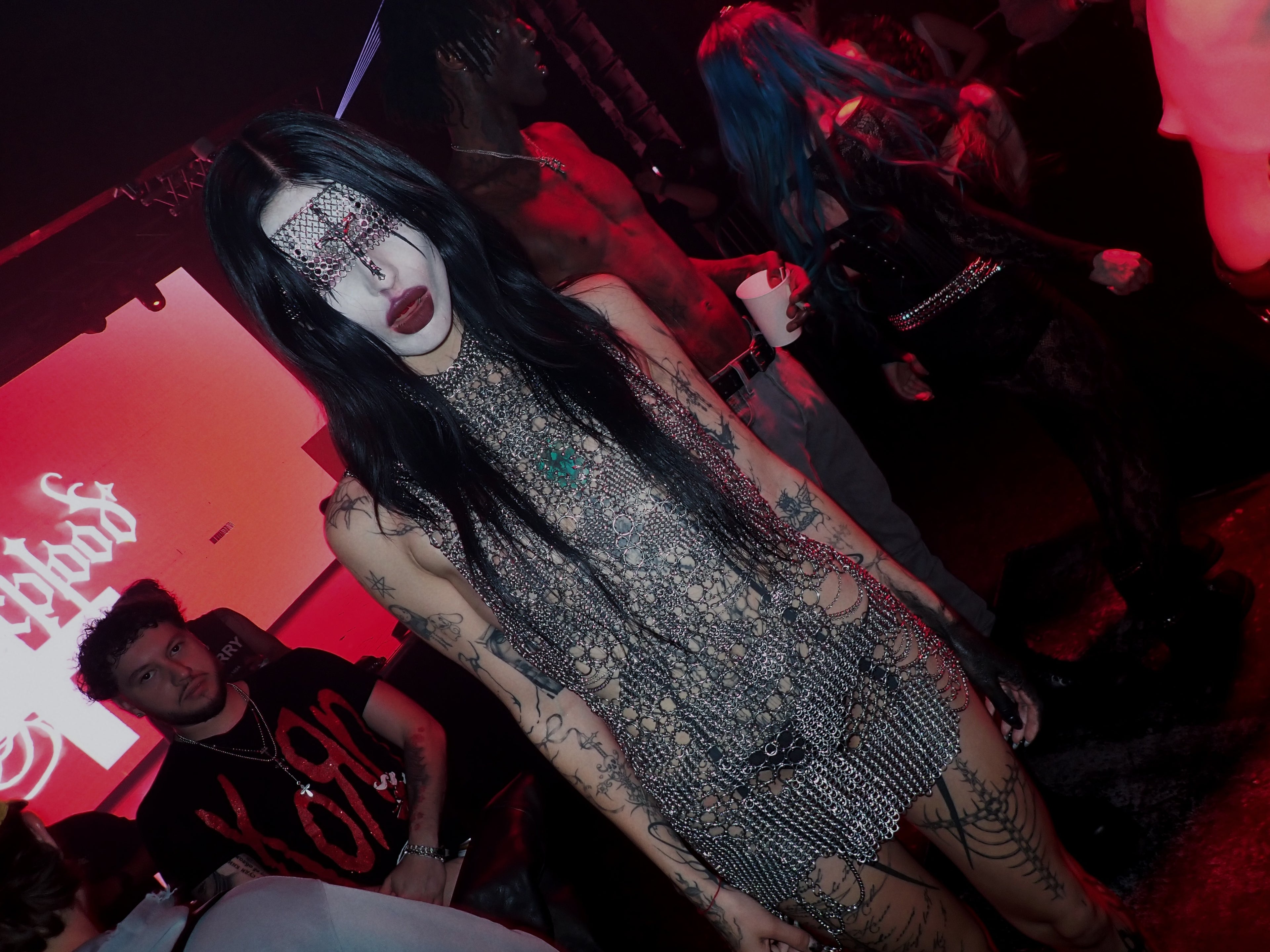 Autoluminescent Dress