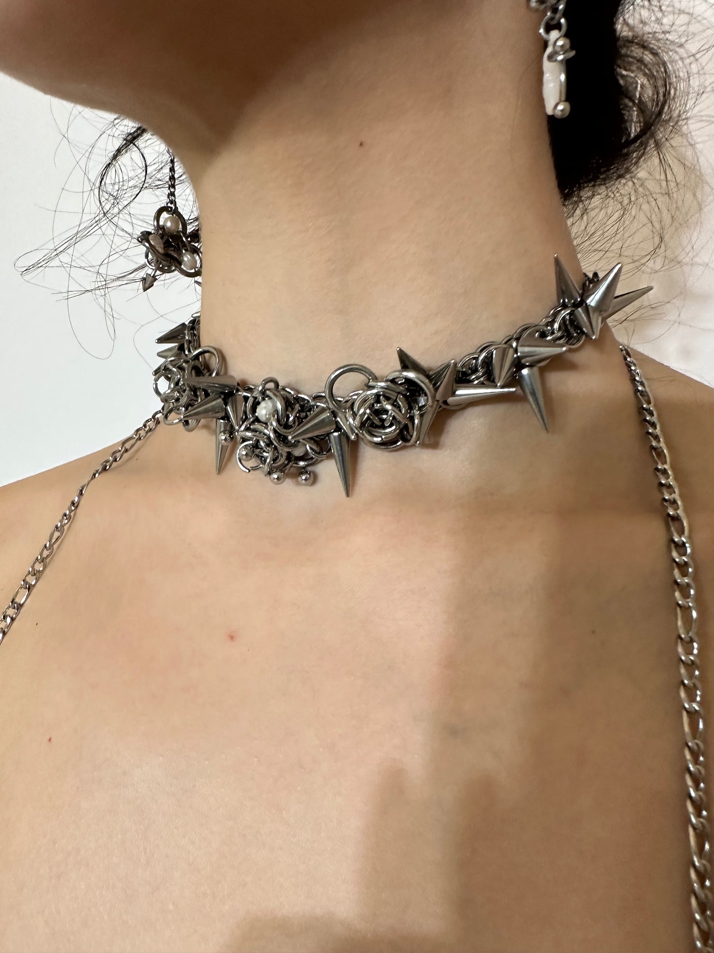 ‘Mechanical Flower Garden’ Choker