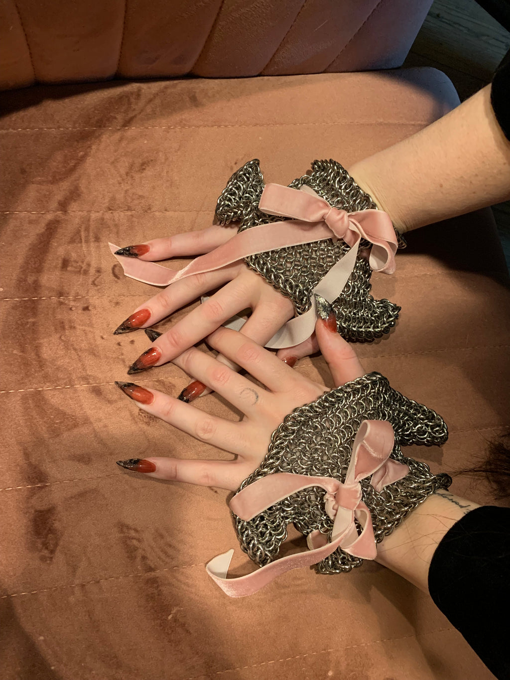 Ribbon Ruffle Cuffs