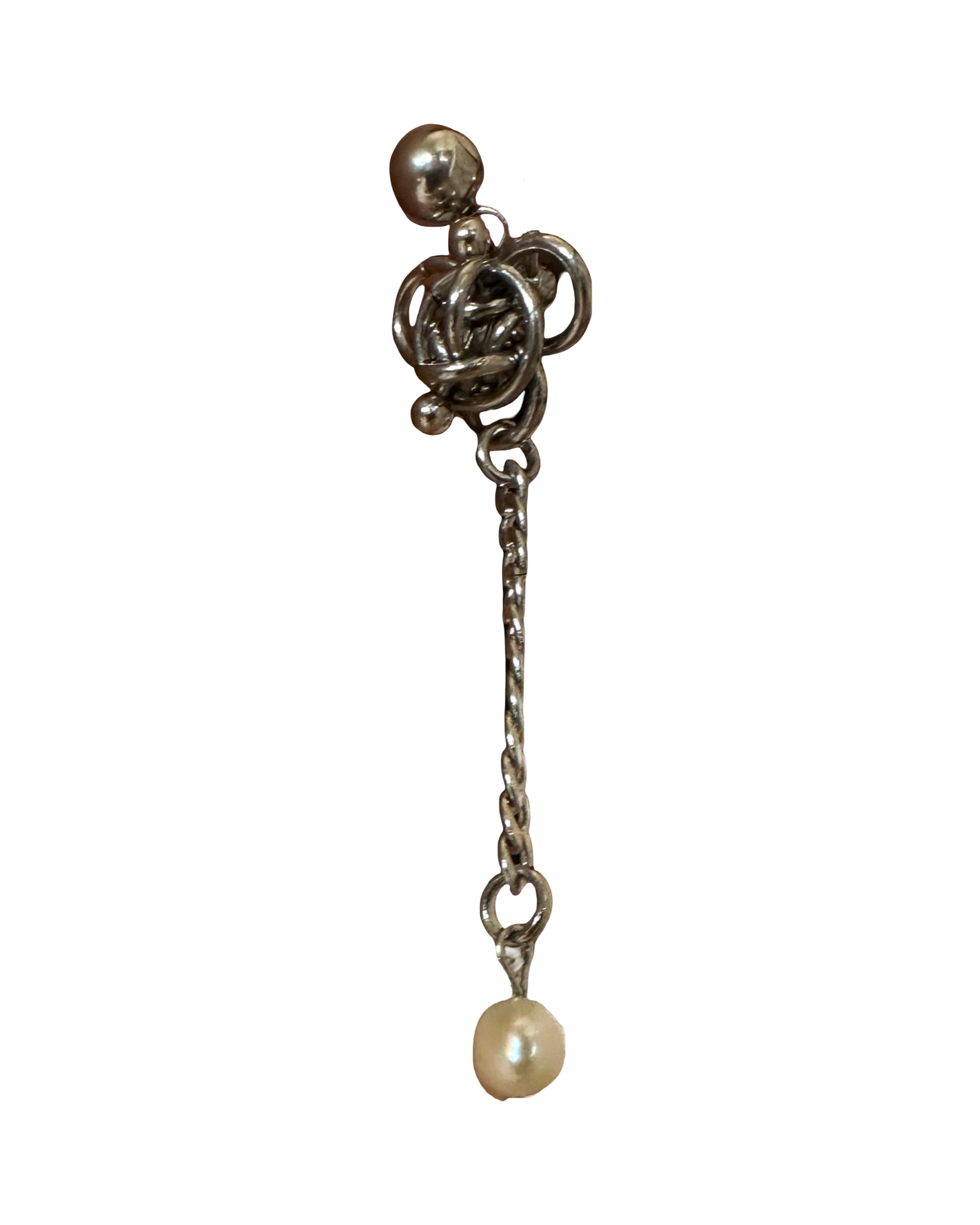 Mini Pearl Drip ‘Parasite’ Earring