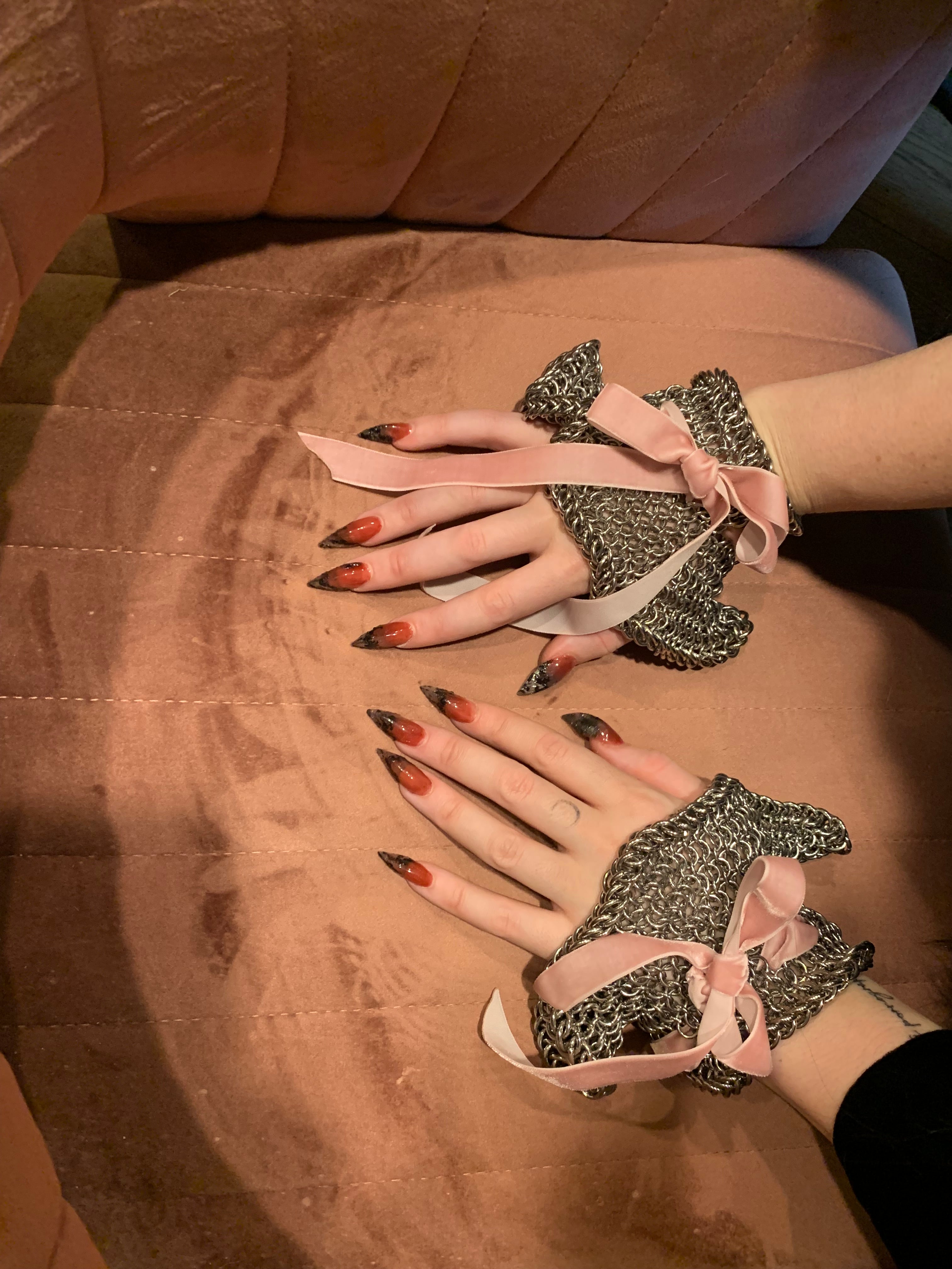 Ribbon Ruffle Cuffs