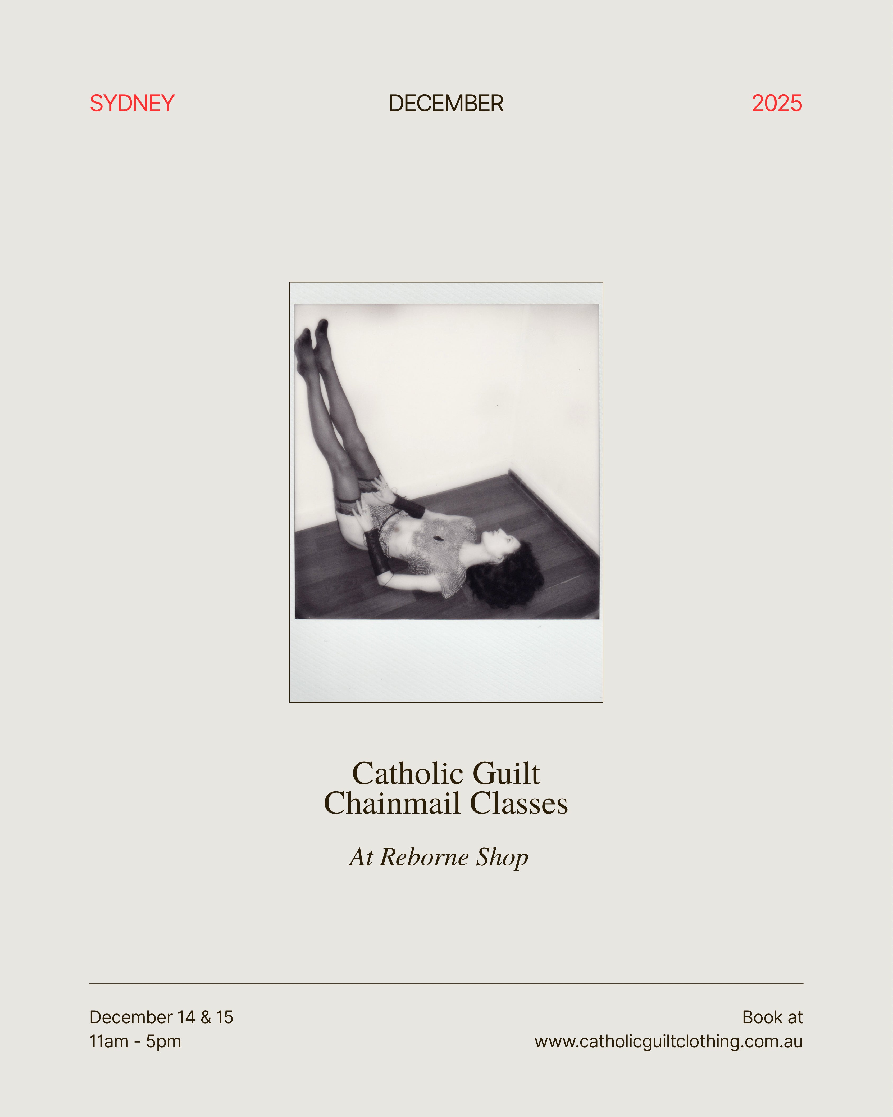 Chainmail Classes - SYDNEY (December 2025)