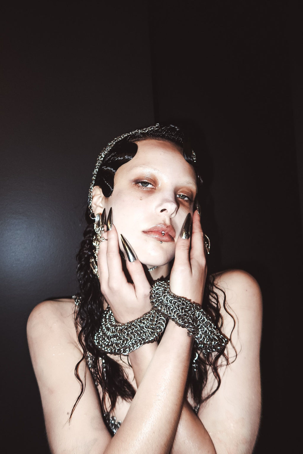 Chainmail Wrist Ruffles